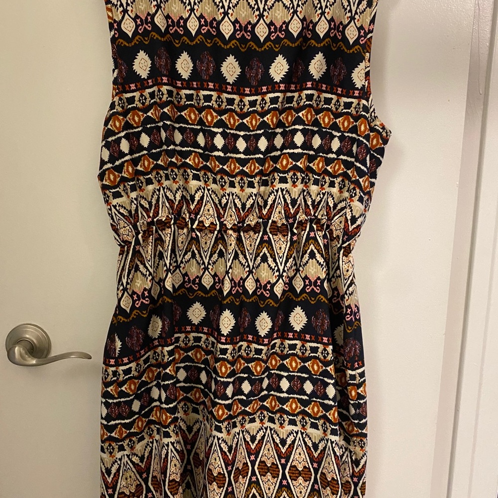 Tank top romper skirt with pockets
